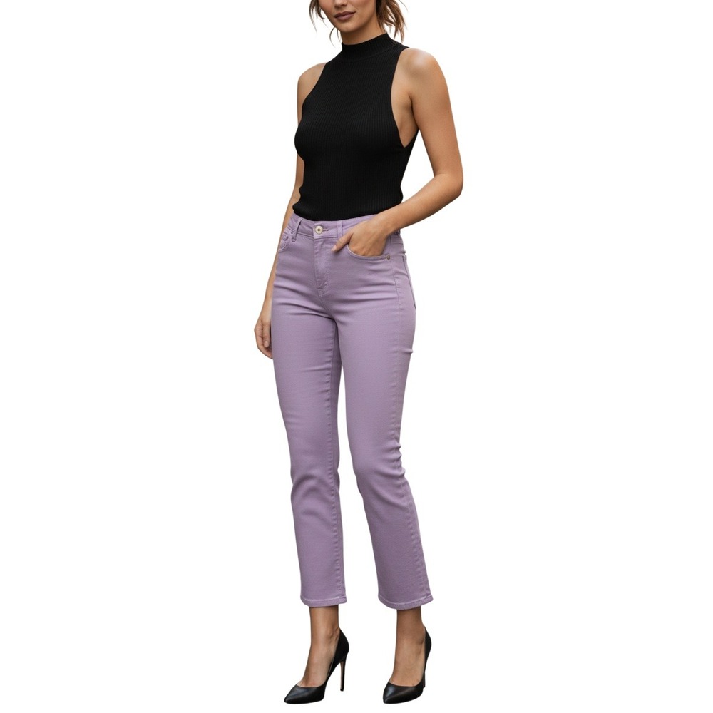 Kate Spade Broome Street‎ Lavender Skinny Jeans 28x26 Pastel Purple Soft Chic